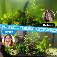 Load image into Gallery viewer, Aquarium Filter for 40-150 Gallon Tank, UV Sterilizer for Aquarium UV Fish Tank Green Clean Machine Submersible Powerful Pump Canister Filter 400GPH for Pond Turtle Tank Saltwater Freshwater Crystal Clear Green Killing
