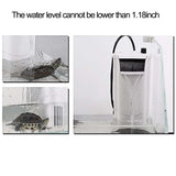 Coospider Adjustable Water Flow Aquatic Turtle Water Filter Waterfall, Low Aquarium Water Pump for Small Fish Shrimp Crabs Frogs to Make Turtles Happy 79GPH