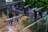 TARARIUM Hang On Aquarium Power Filter for Clear 30-55 Gallon Fish Tank Silent Water Pump 130GPH